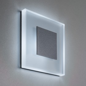 SunLED Larsen Zimny Biały Lampy schodowe LED Glass Led-Glass