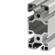 Aluminium Systemprofil 40x80 Nut 8 mm lang 200-2000 mm Alu Systemprofile