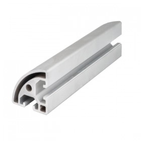 Aluminium strut profile 40x40 R slot 8 mm long 200-2000 mmm