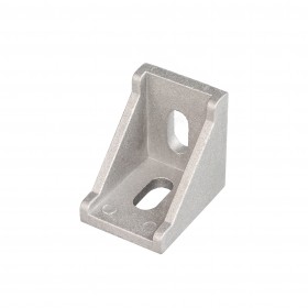 produkt - Set of 4 L-Shaped Corner Joint Brackets (for Profile 3030 Aluminium T-Slot Profiles) Aluminium Strut Profiles