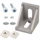 Unilateral Right Angle Corner Joint Bracket with Accessories (for Profile 3030 Aluminium T-Slot Profiles)