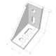 Set of 4 Unilateral Right Angle Corner Joint Brackets (for Profile 3030 Aluminium T-Slot Profiles) Aluminium Strut Profiles
