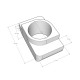 Set of 10 M5 Hammer Head Drop-in T-Nuts (for 2020 Aluminium T-Slot Profiles) Aluminium Strut Profiles