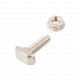 Set of 10 M8 T-Bolt Screws with Insert Locking Nuts (for 4040 Aluminium T-Slot Profiles) Aluminium Strut Profiles