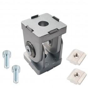 Adjustment Angle Connector with Accessories (for 3030 Aluminium T-Slot Profiles) Aluminium Strut Profiles