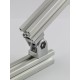 Adjustment Angle Connector with Accessories (for 4040 Aluminium T-Slot Profiles) Aluminium Strut Profiles